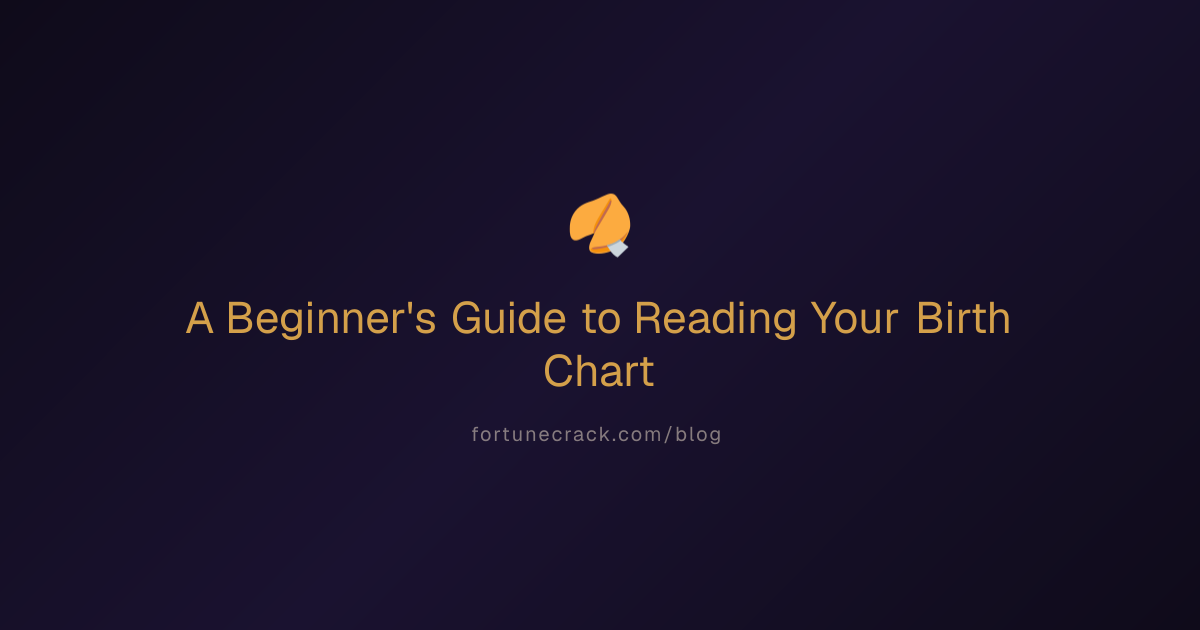 A Beginner's Guide to Reading Your Birth Chart | Fortune Cookie